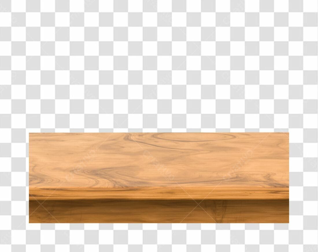 Mesa de Madeira PNG com fundo transparente