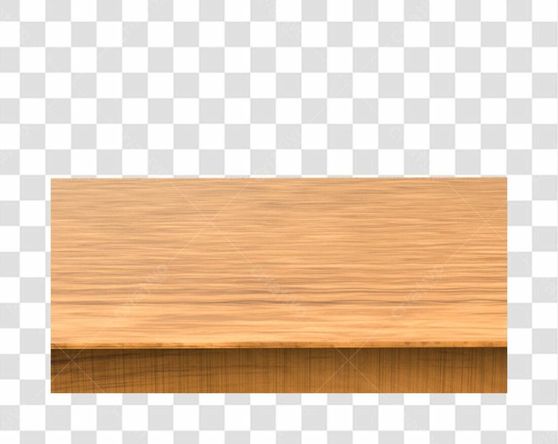 Mesa de Madeira PNG com fundo transparente