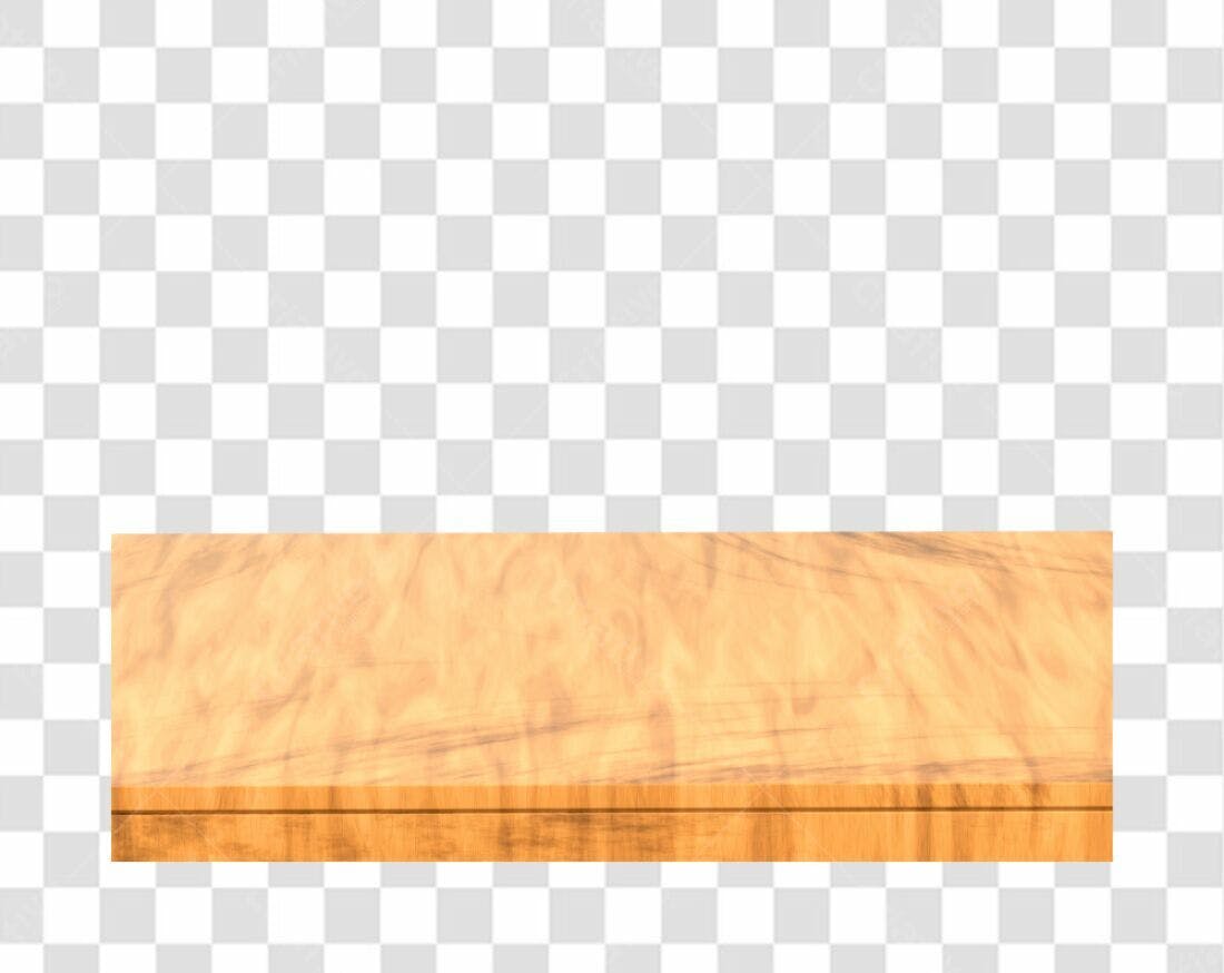 Superficie de Madeira PNG com fundo transparente