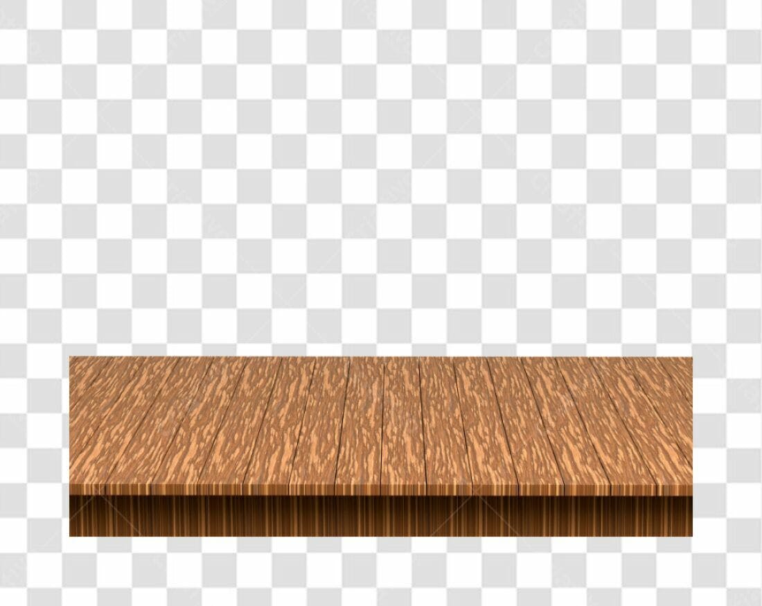 Mesa de Madeira PNG com fundo transparente