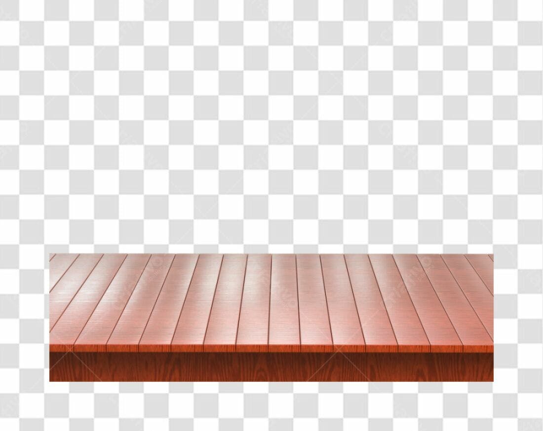 Mesa de Madeira PNG com fundo transparente
