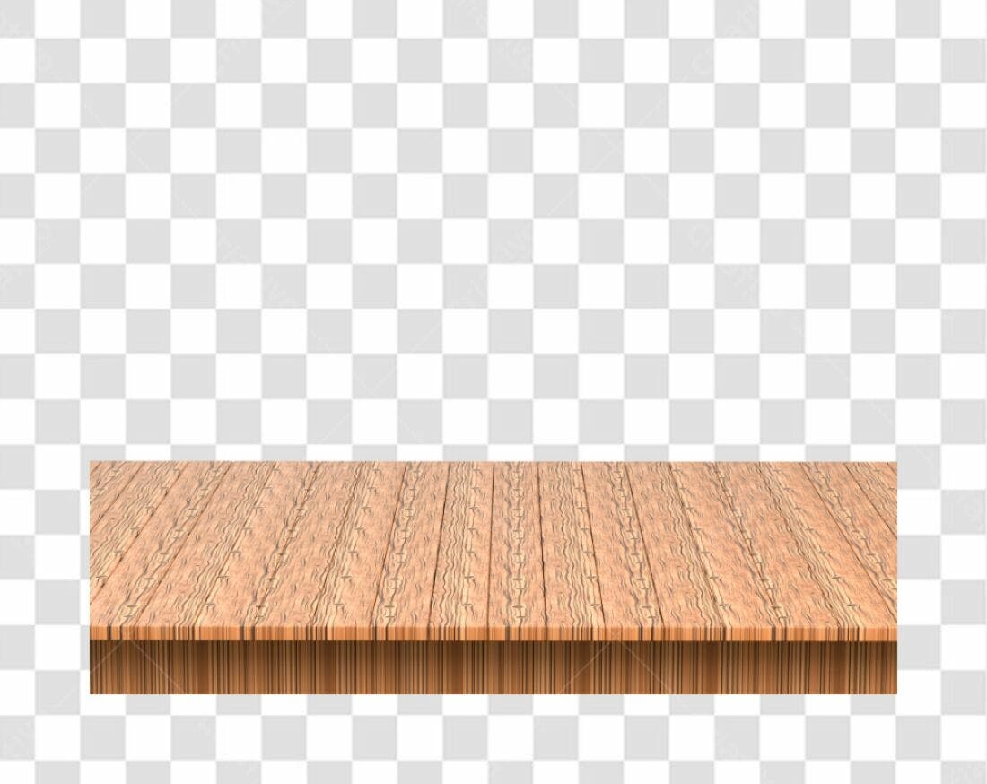 Mesa de Madeira PNG com fundo transparente