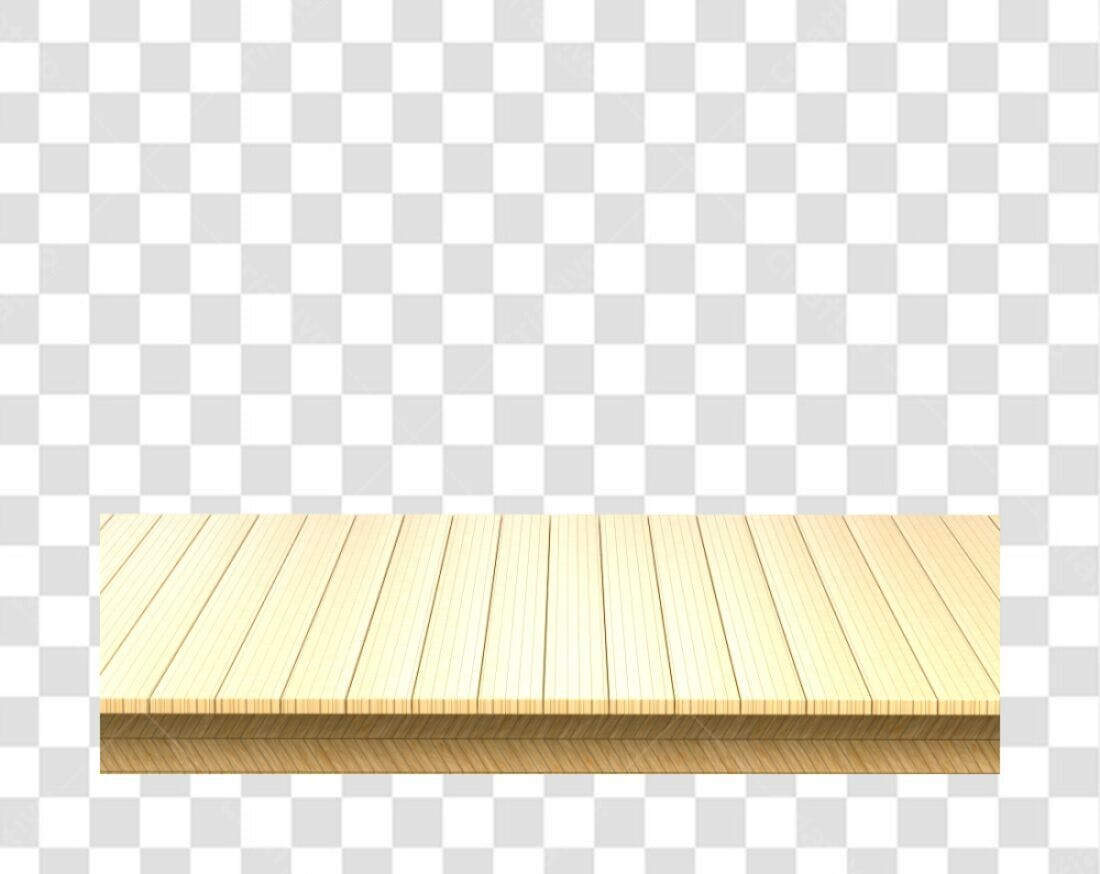 Mesa de Madeira PNG com fundo transparente