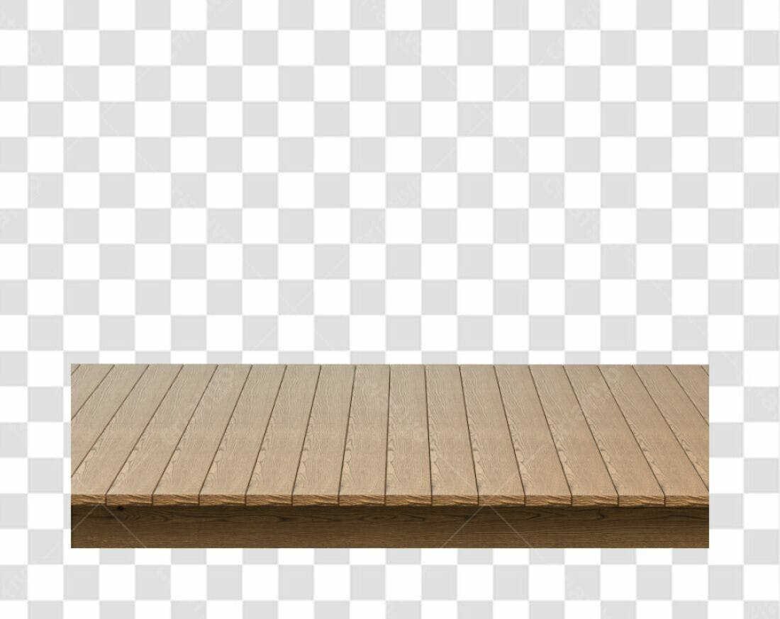 Mesa de Madeira PNG com fundo transparente