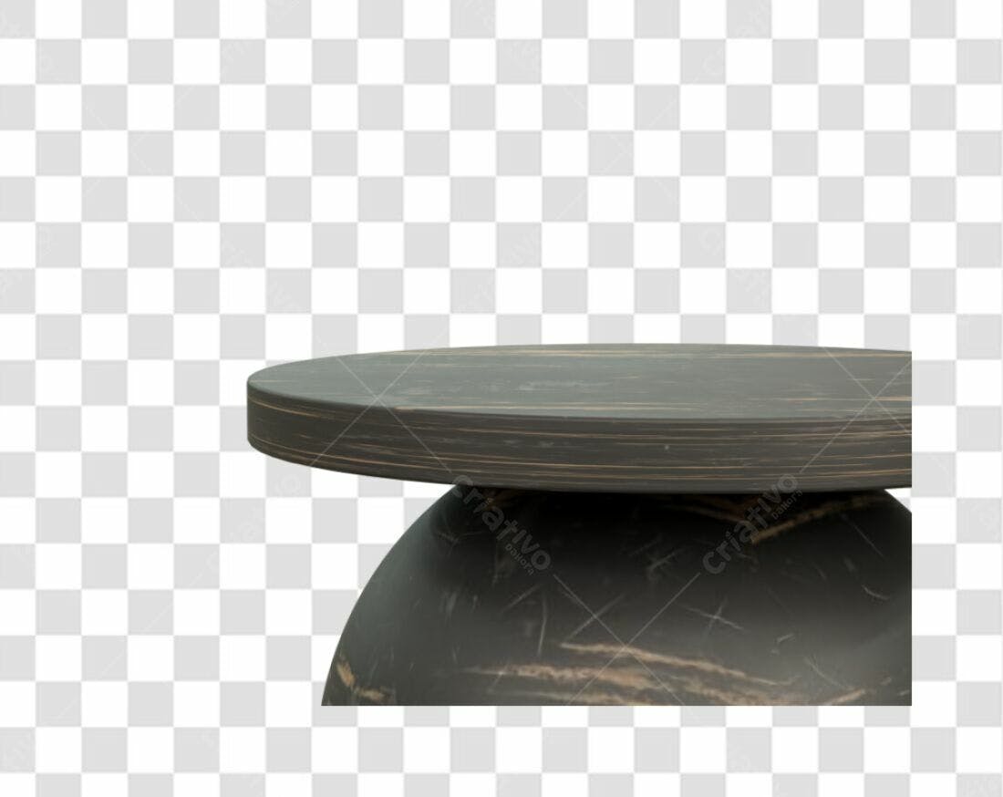 Mockup de Produto Mesa de Madeira PNG com fundo transparente