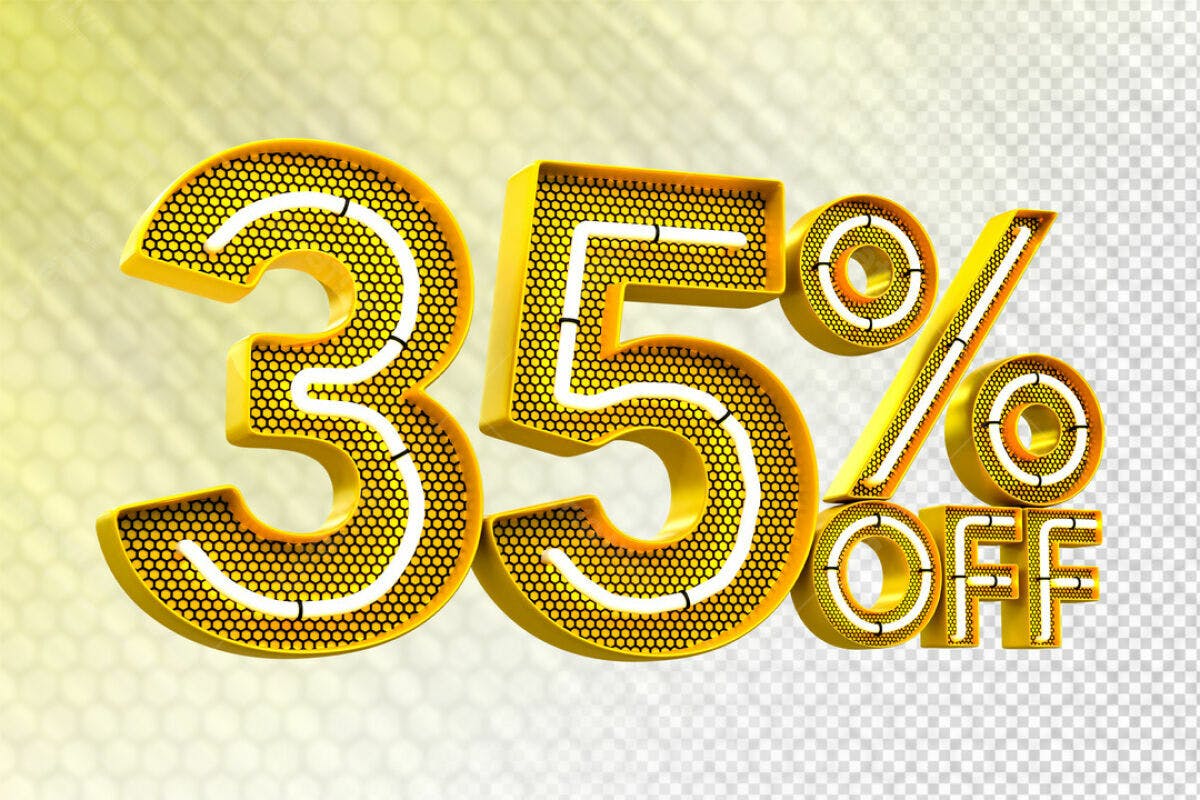 Kit de Promoção 35% Off PSD Editável