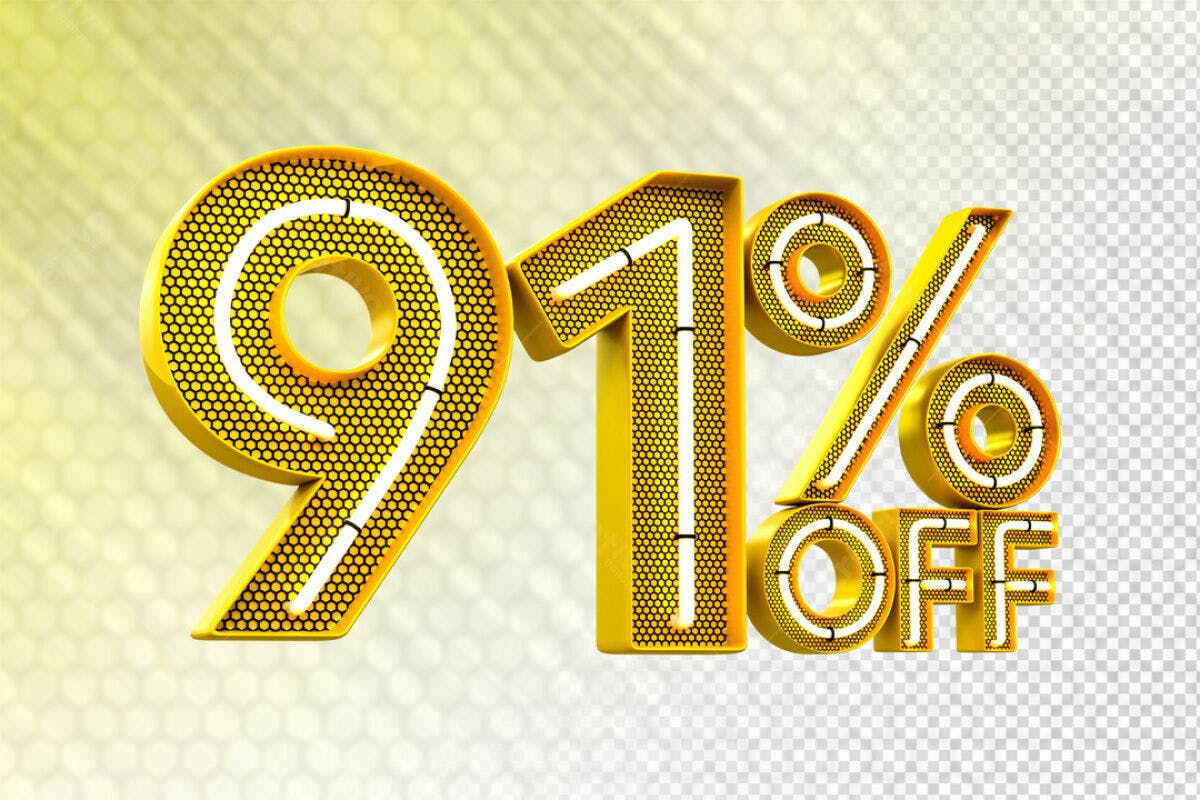 Kit de Mídias Sociais 91% Off PSD Editável