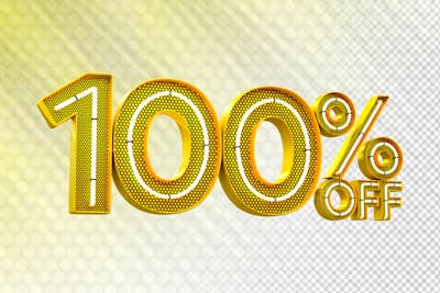 Special Offer Sale Discount Sale Tags 3D Number Concept Discount Promotion Sale Offer
