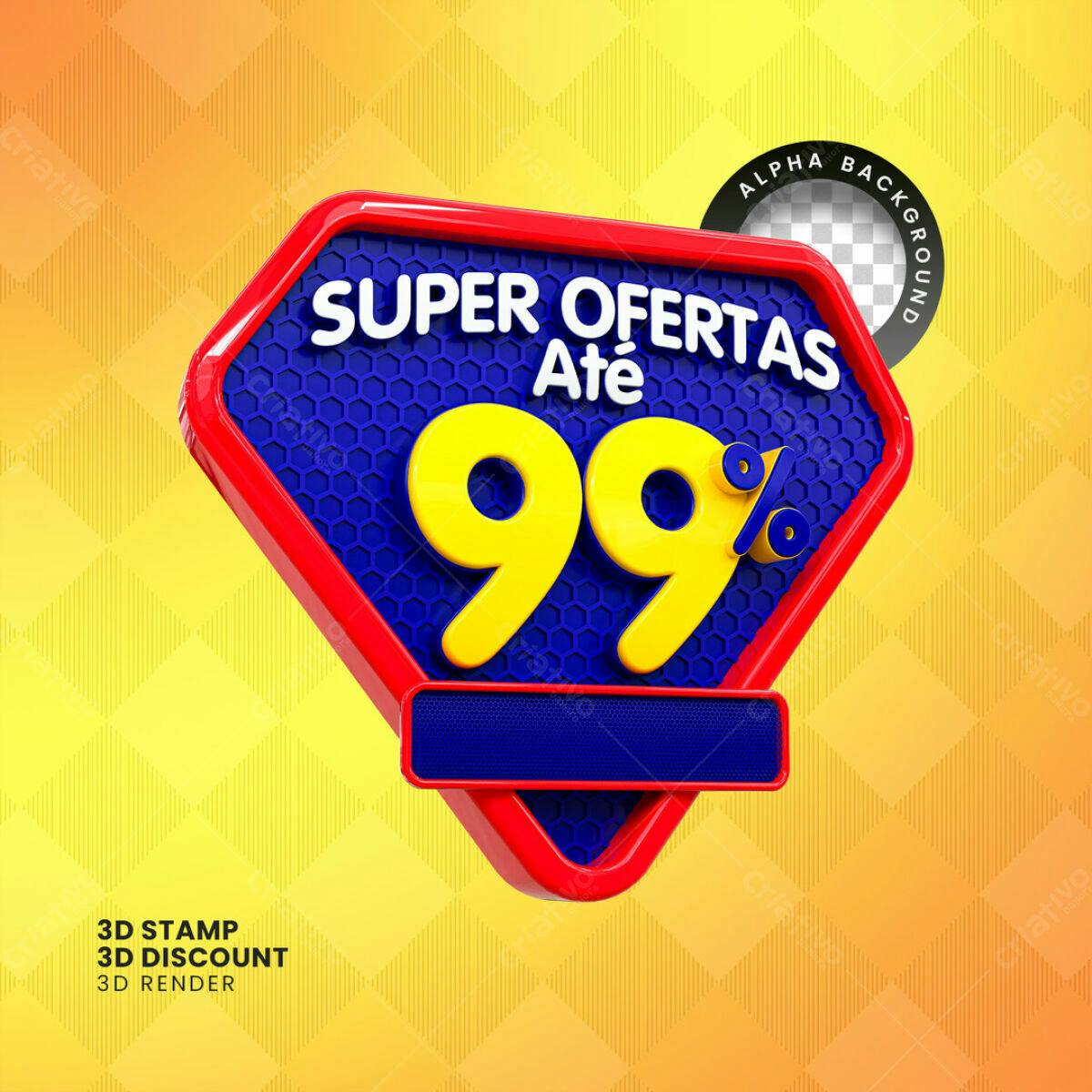 Banner Super Ofertas até 99% PSD Editável