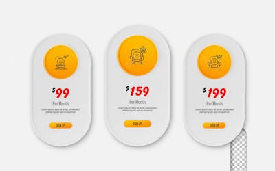 Modern Infographic Template For Business With Multi Steps Multicolor Labels 3D Rendering