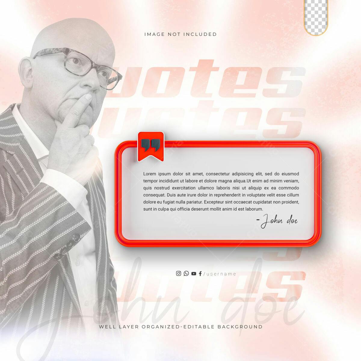 Postagem para Redes Sociais PSD Editável