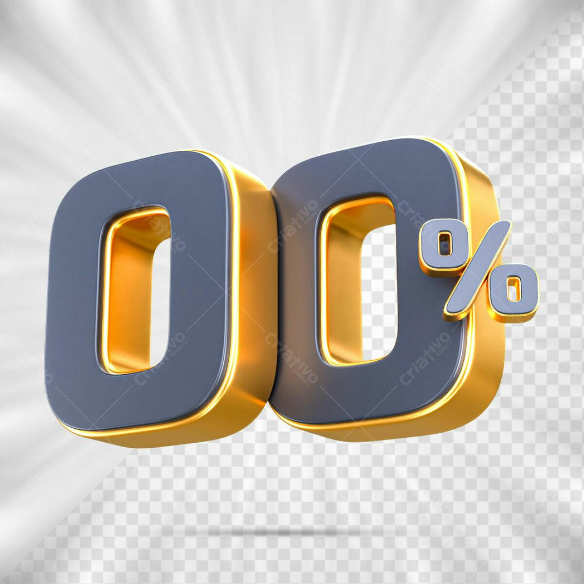 Elementos 3D para Promoção PSD Editável