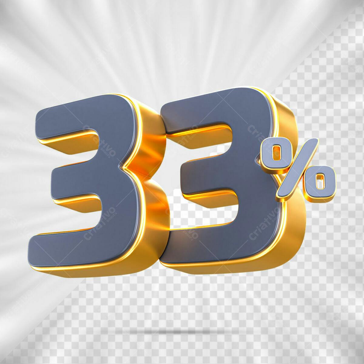 Kit de Desconto 33% PSD Editável