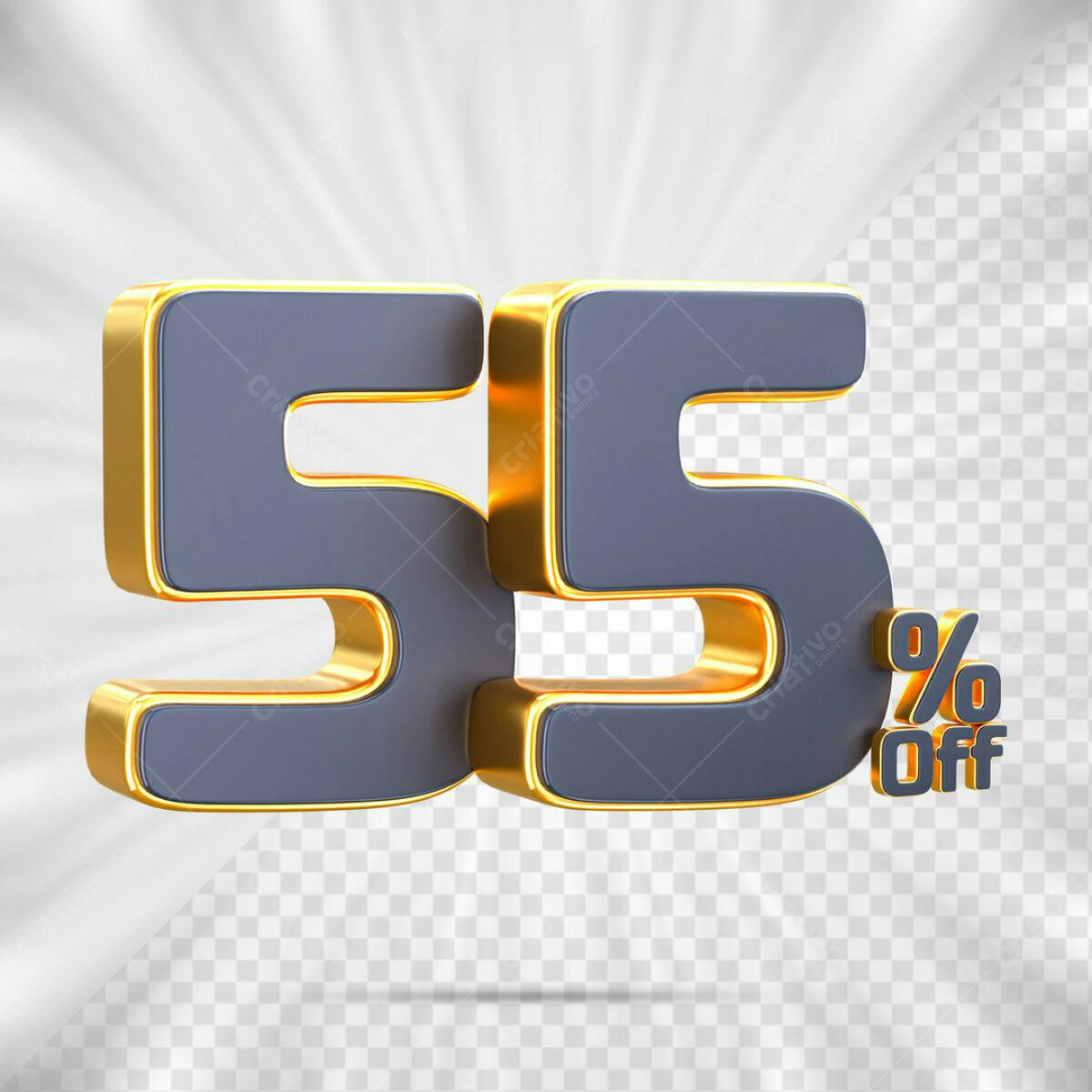 Banner 55% Off PSD Editável