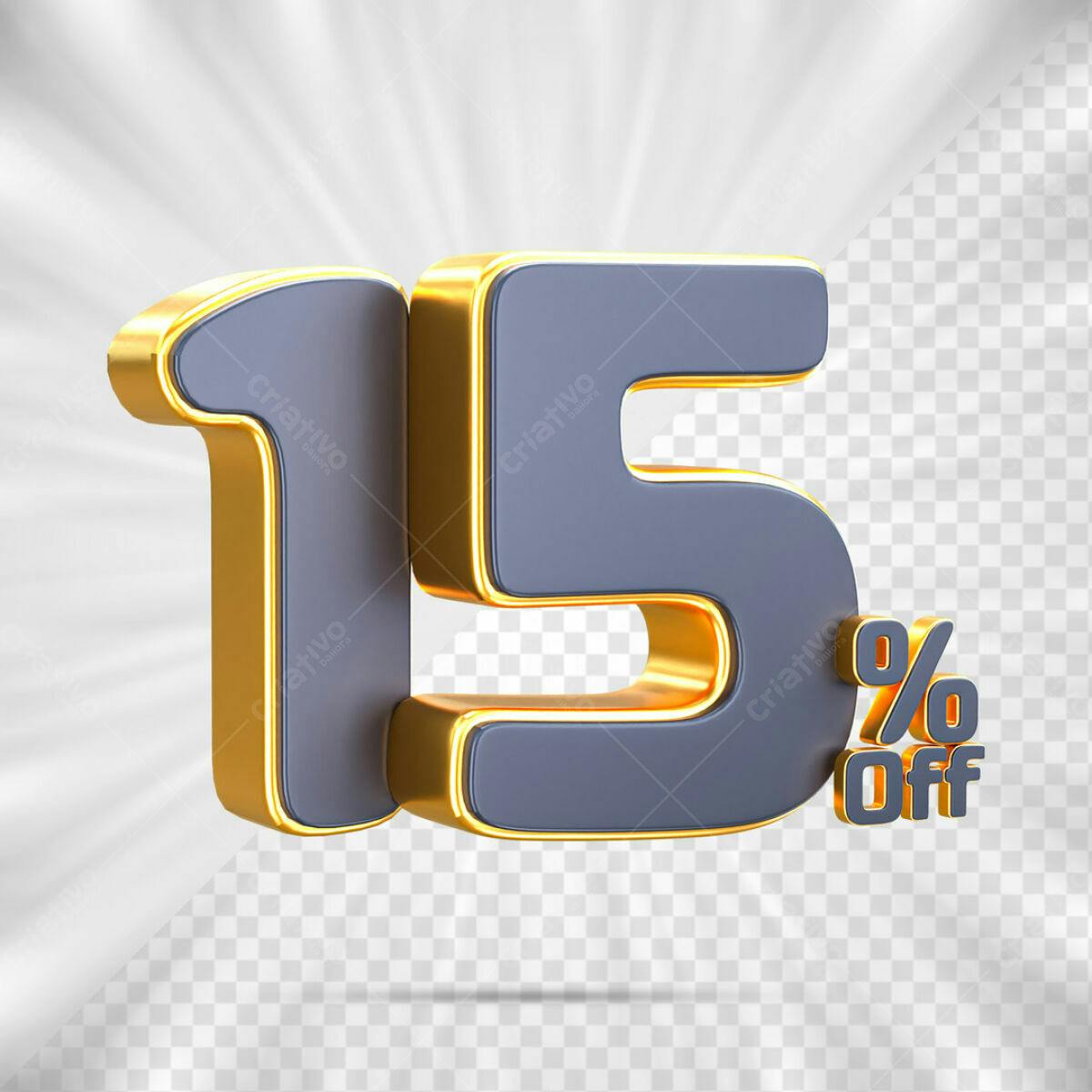 Banner 15% Off PSD Editável