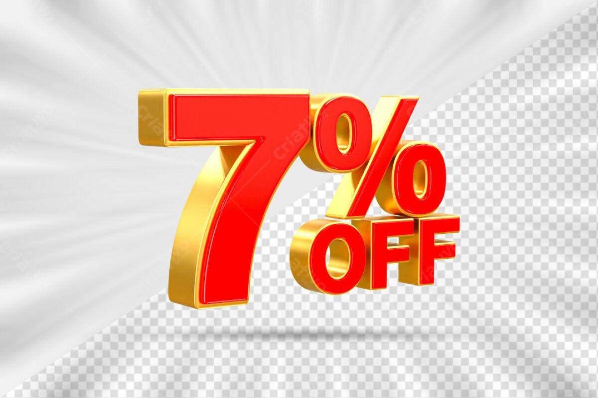 Kit de Elementos 7% OFF PSD Editável