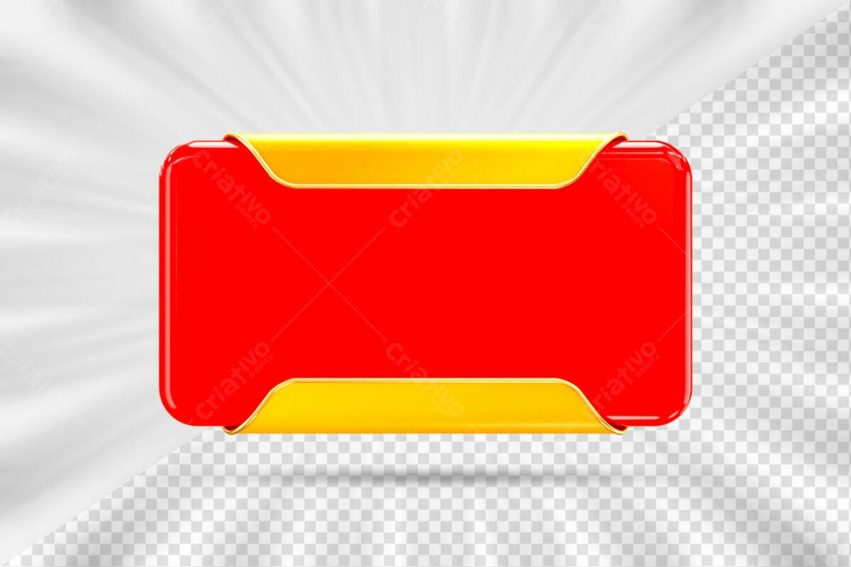 Banner Vermelho e Dourado PSD Editável