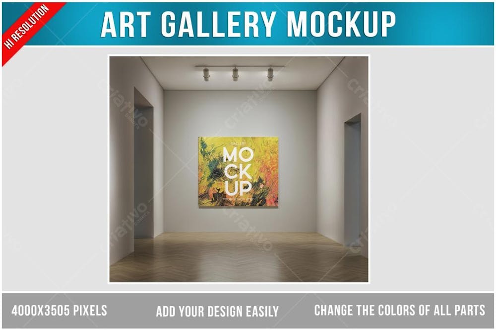 Galeria De Arte Mockup