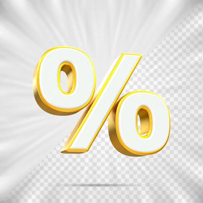 3. Discount Sale Tags 3D Number Concept Discount Promotion Sale
