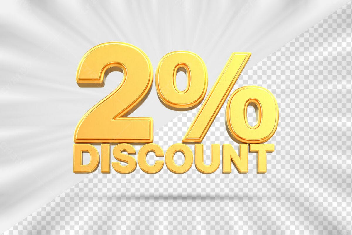 Banner 20% Desconto PSD Editável