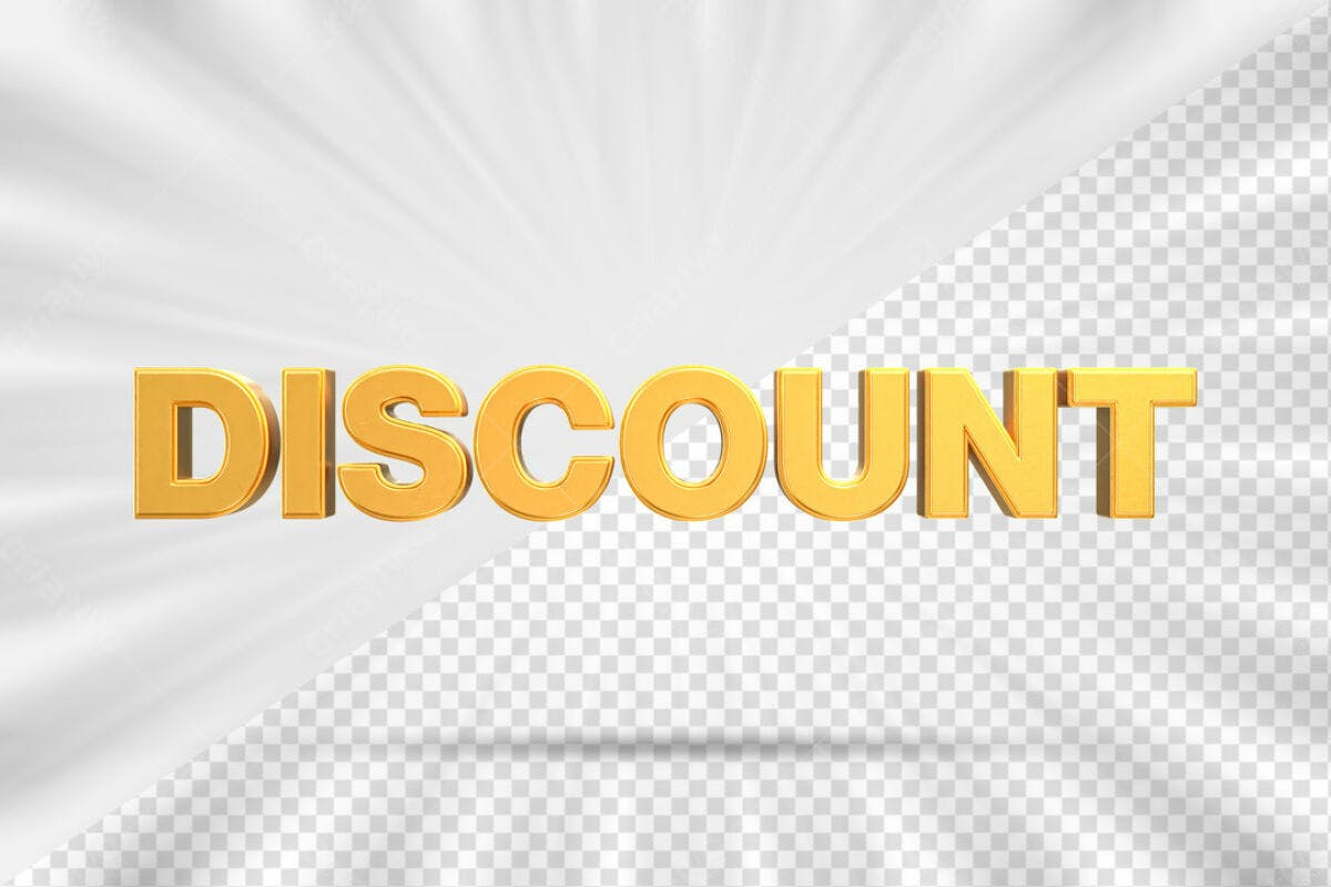 Banner de Desconto PSD Editável