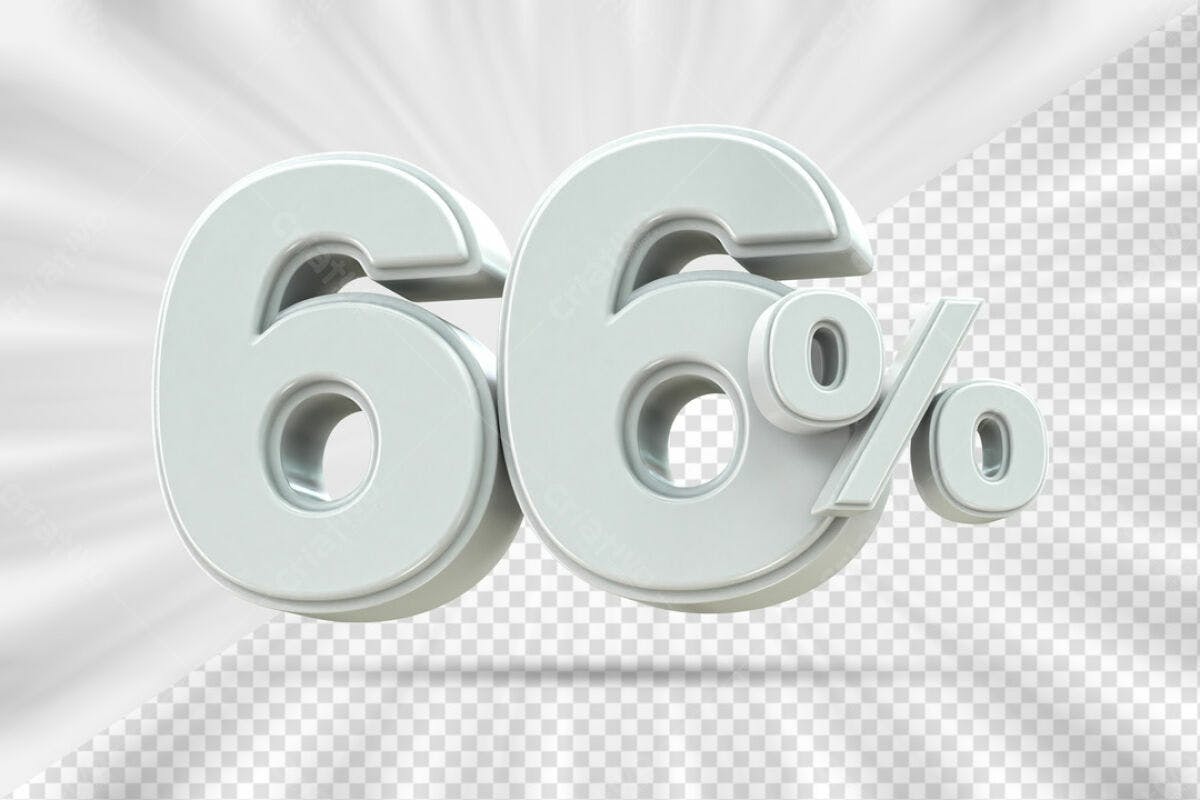 Kit de Desconto 66% PSD Editável