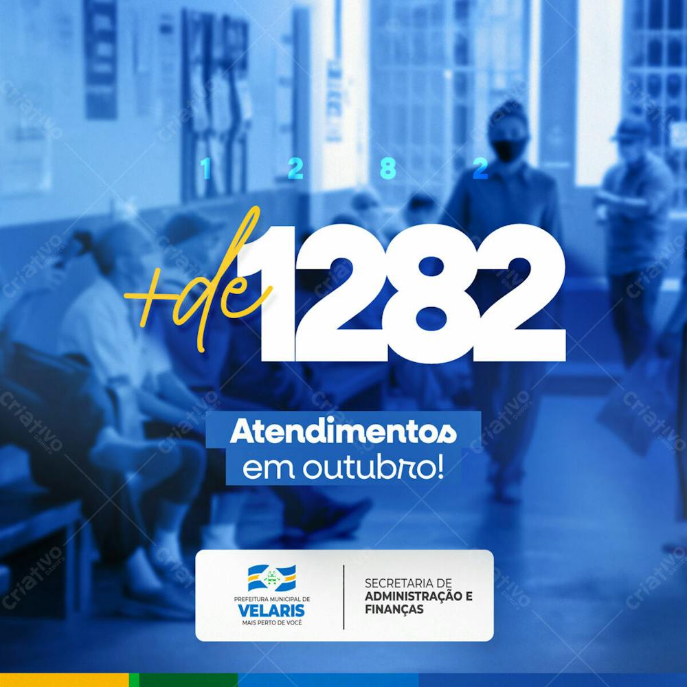 Prefeitura Atendimento Aviso Informe Comunicado Social Media Psd Editável