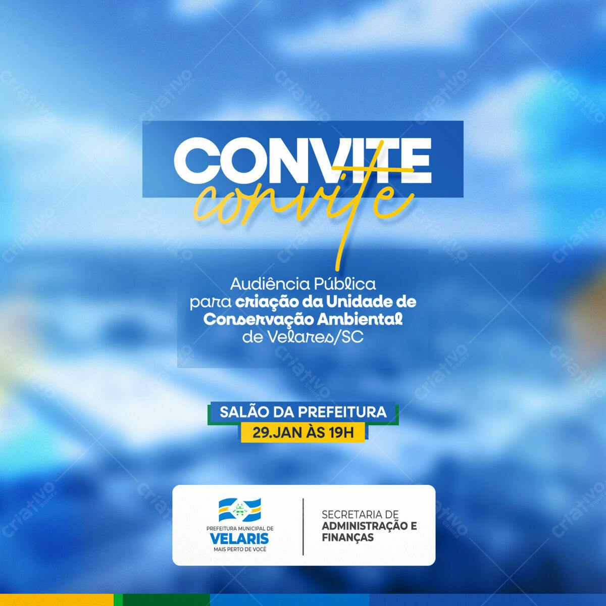 Convite Audiência Pública PSD Editável