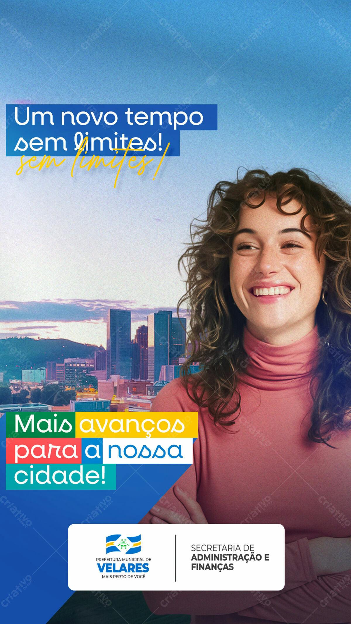 Flyer Cidade Moderna PSD Editável