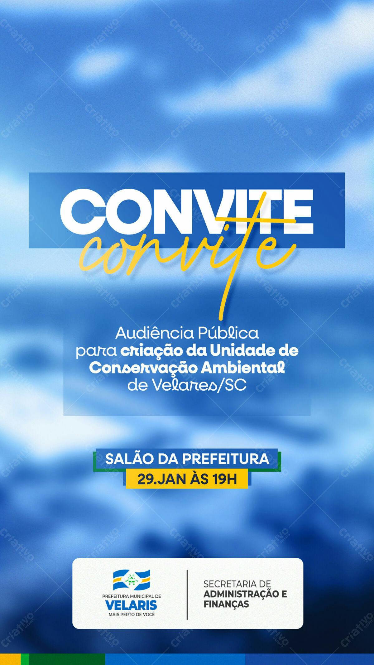 Convite Audiência Pública PSD Editável