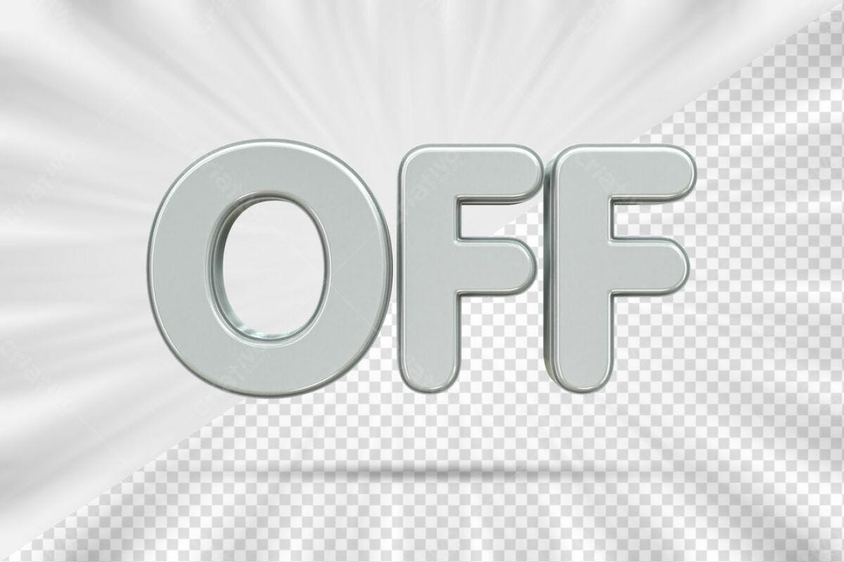 Elementos para Promoção OFF PSD Editável