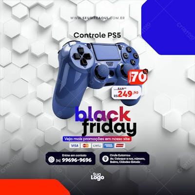 Feed Quadrado Black Friday Social Media 02