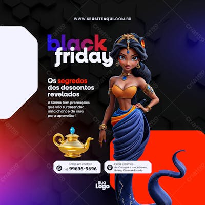 Feed Quadrado Black Friday Social Media 07