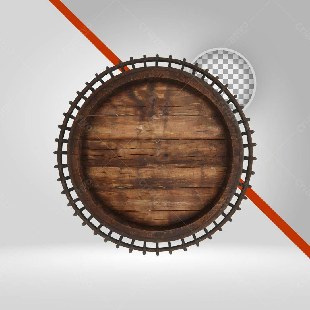 Icone madeira rústica PNG com fundo transparente