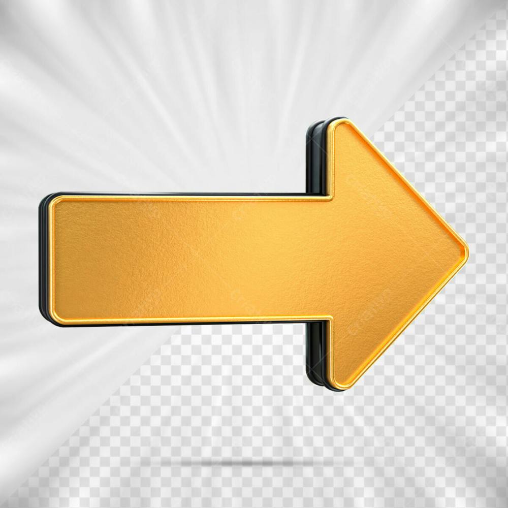 A Yellow Arrow Pointing To The Right With A Black Background