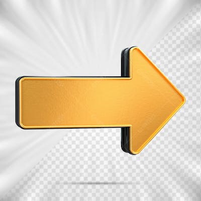 A Yellow Arrow Pointing To The Right With A Black Background