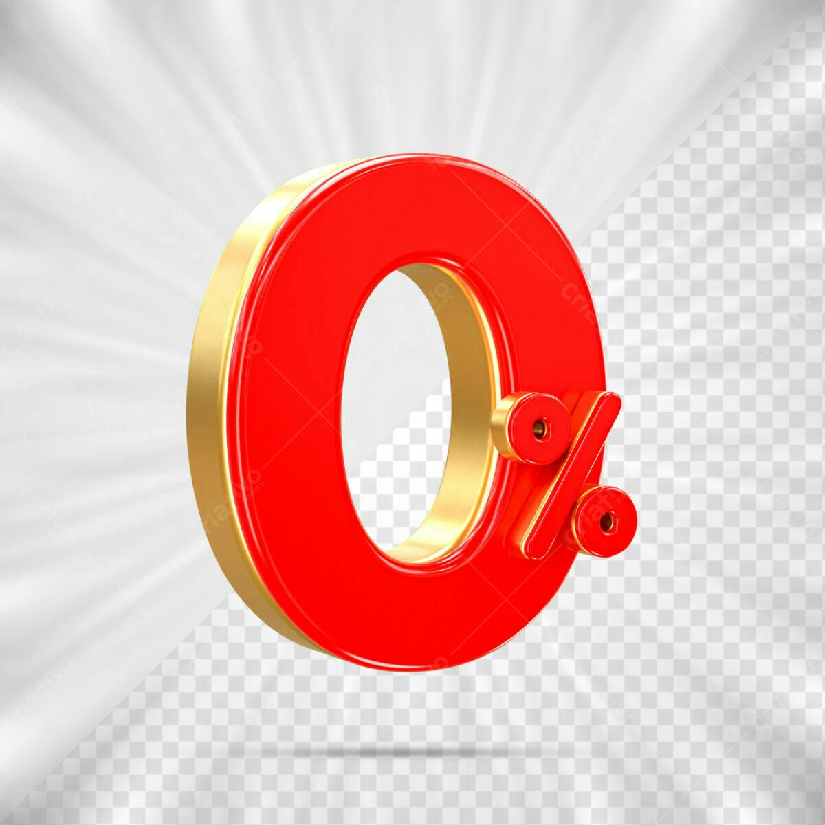 Elemento 0% Juros PSD Editável