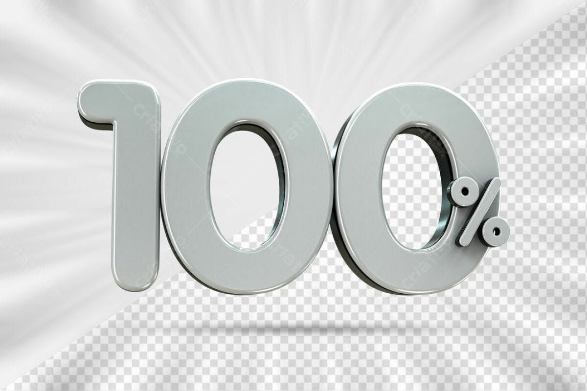 Design de Número 100% em PSD Editável