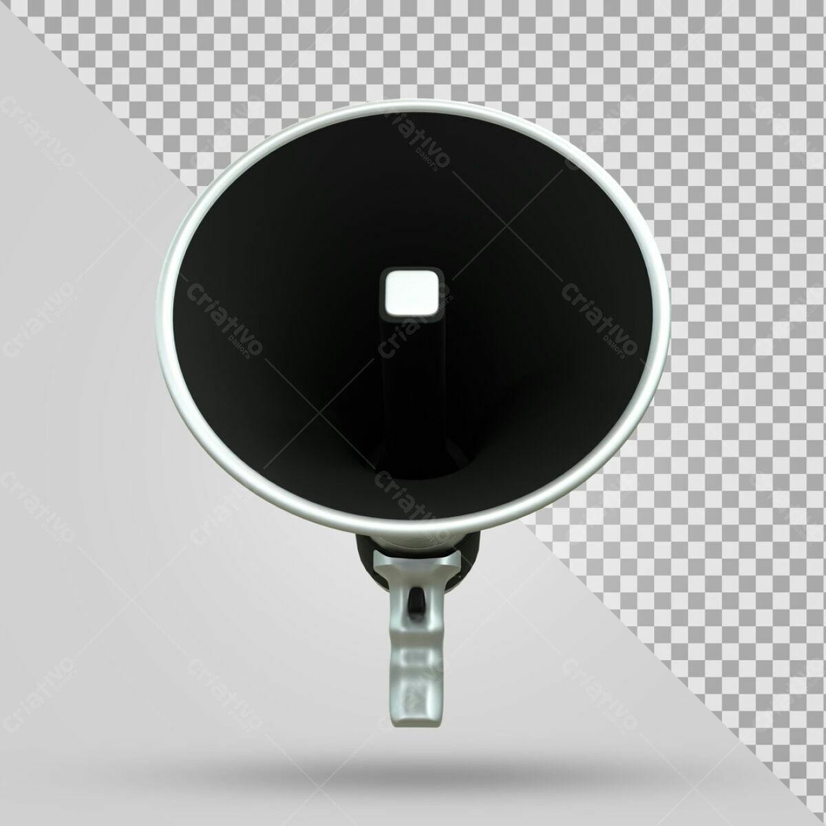 Megafone PSD Editável para Anúncios