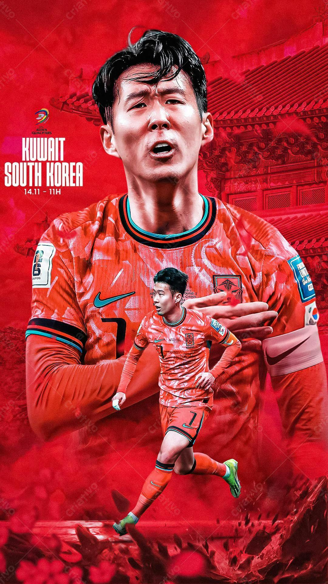 Flyer para Jogo de Futebol Cor Vermelha PSD Editável