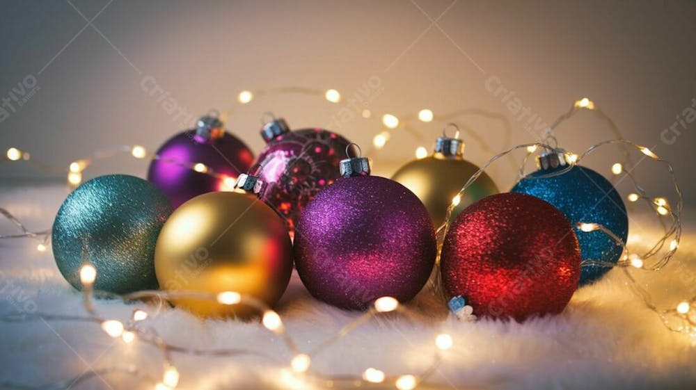Imagem De Bolas De Natal