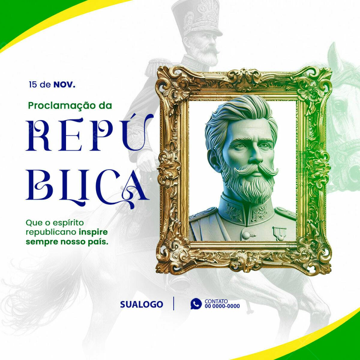 Flyer Proclamação da República PSD Editável
