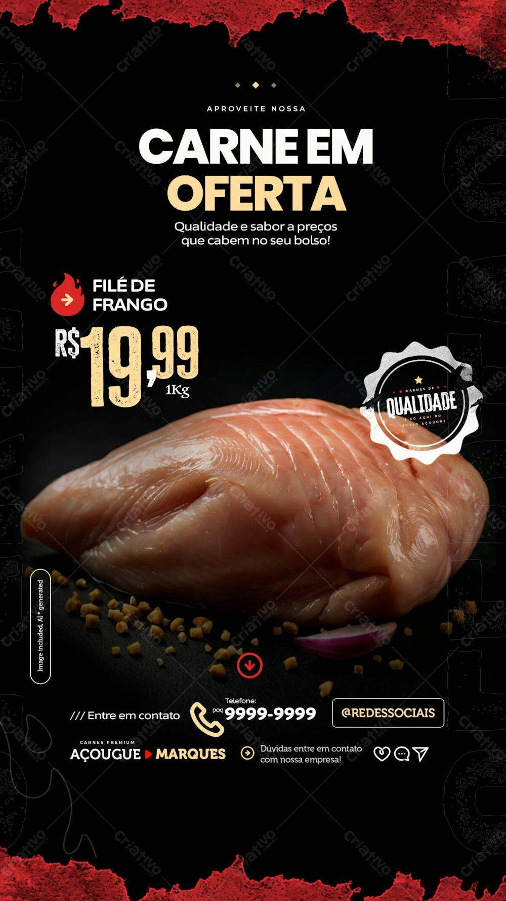 Procurando Oferta Em Peito De Frango, Então Você Acabou De Encontrar Aqui No Açougue