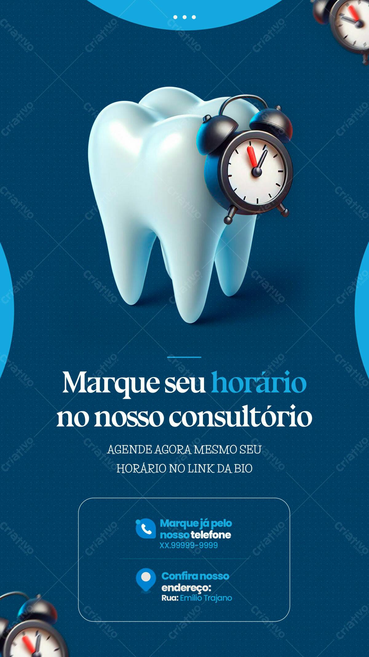 Post para Consultório Odontológico PSD Editável