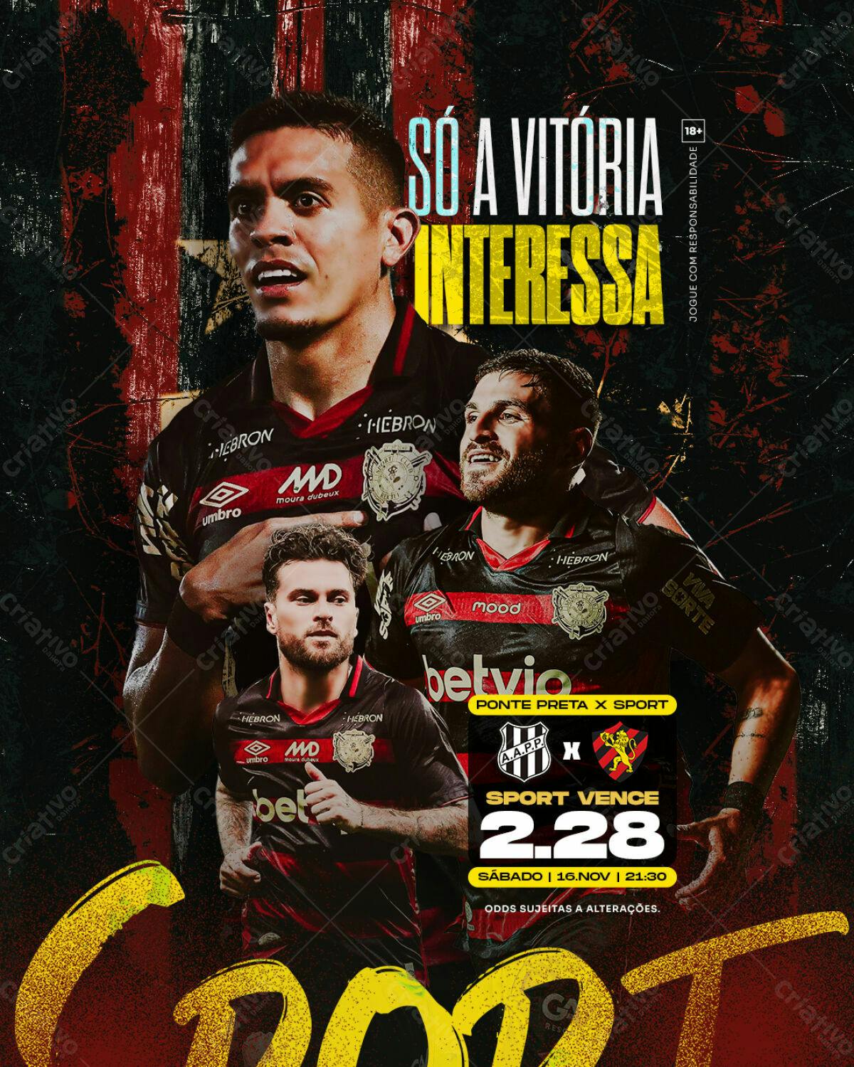 Flyer Jogo de Futebol PSD Editável