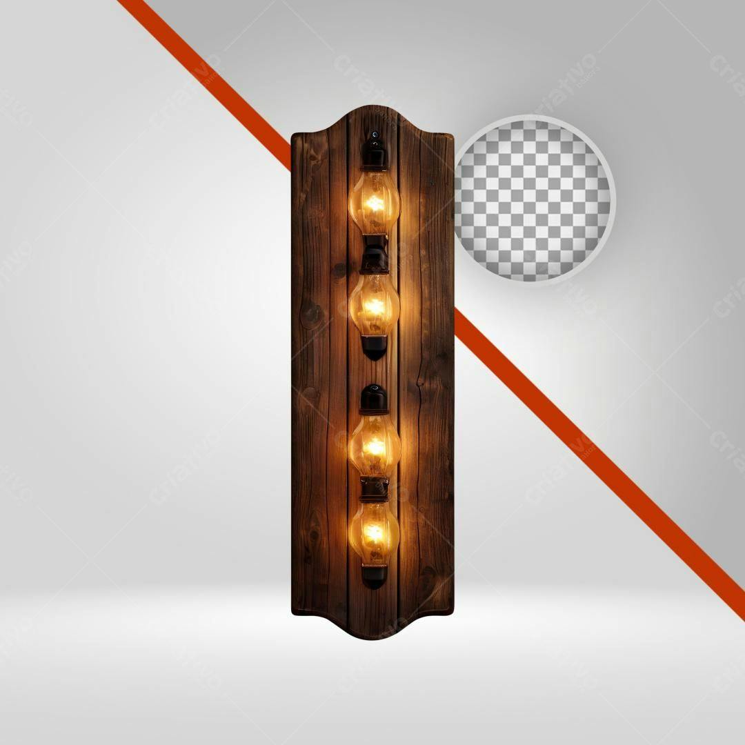 Icone Luminária Vintage PNG com fundo transparente