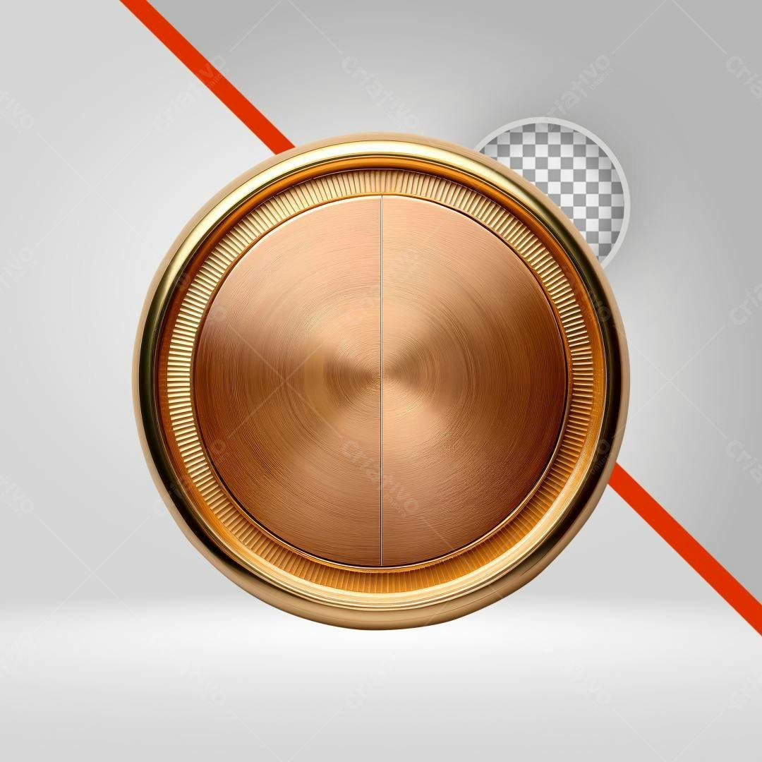 Selo dourado PNG com fundo transparente