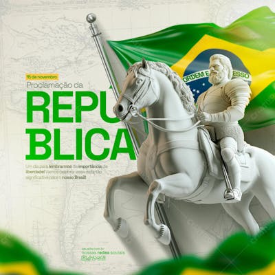 15 De Novembro Proclamação Da República Psd Editavel