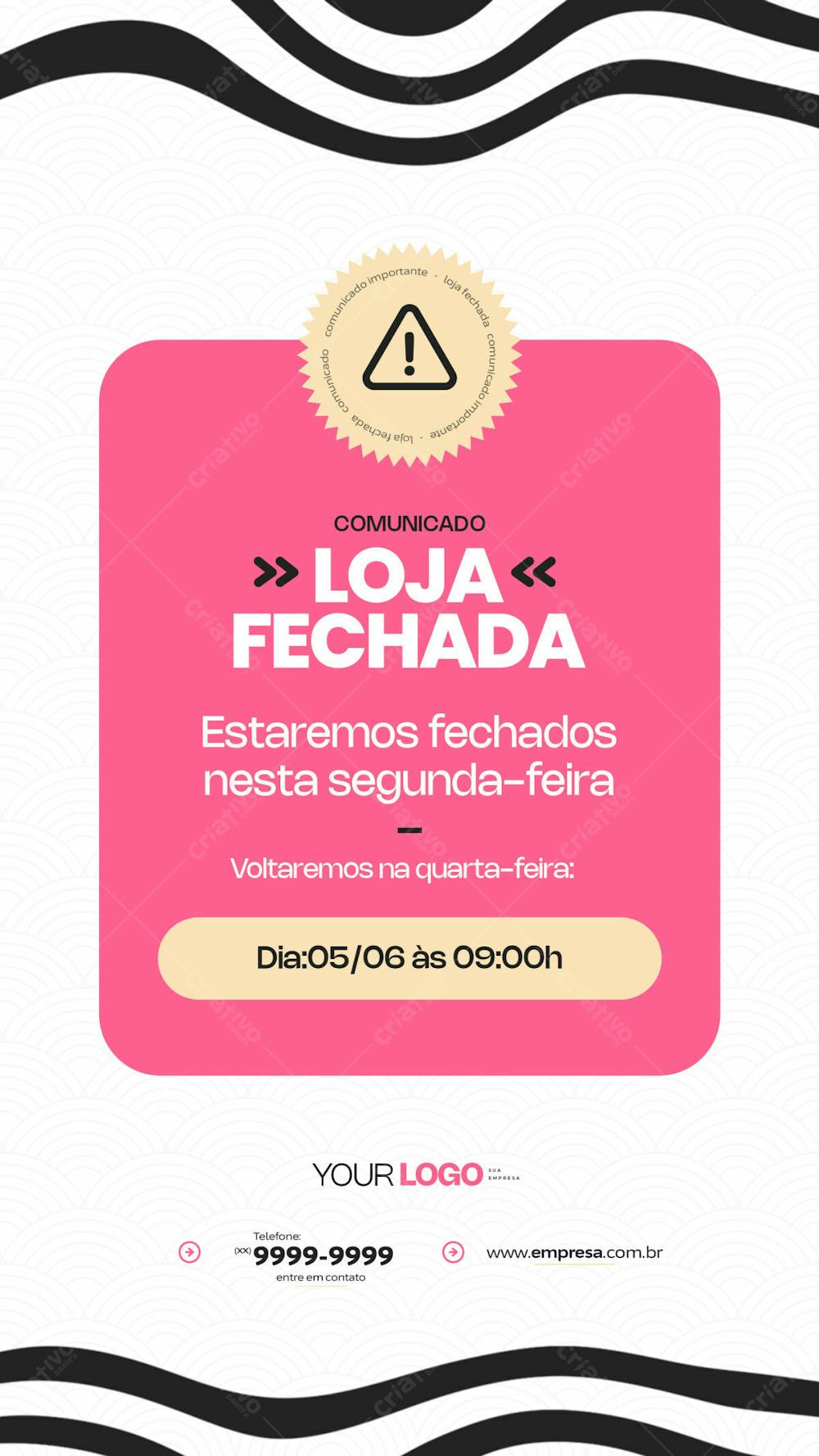 Aviso Super Importante Sobre Estarmos Fechados