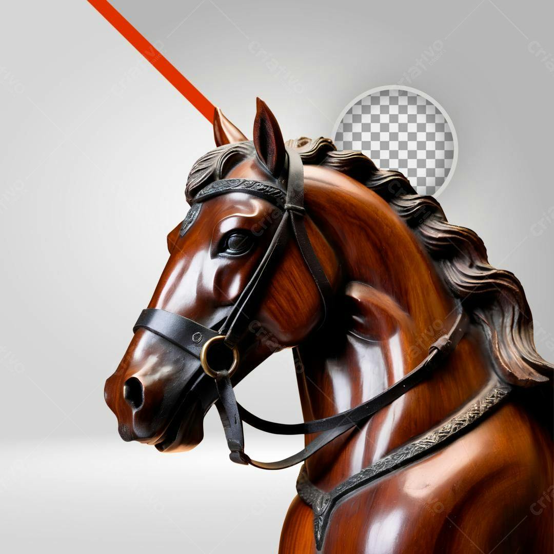 Icone Cavalo Marrom PNG com fundo transparente